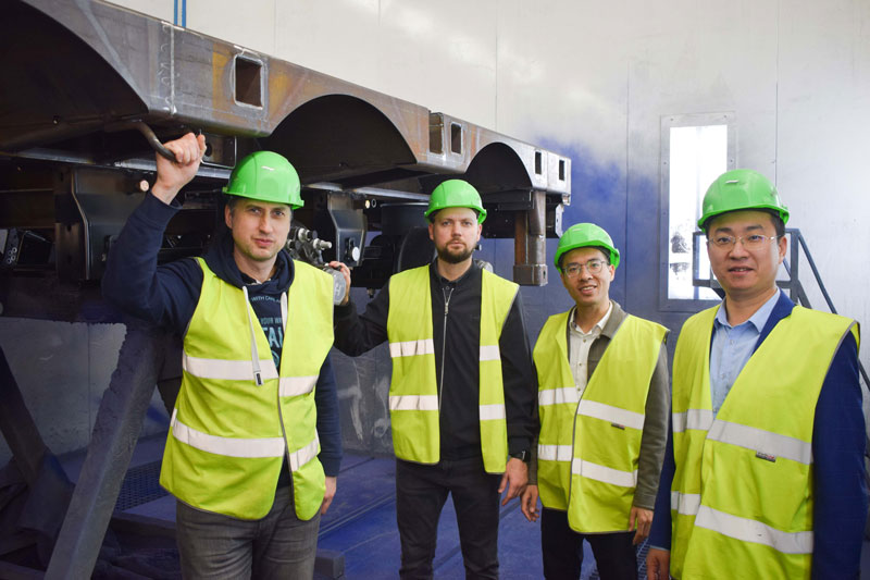 Прицепную технику посетили представители Guangzhou Huajing Machinery Technology Co., Ltd