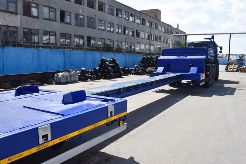 Полуприцеп тяжеловоз телескопический ППТ-9176-003НР4 (56 т.)