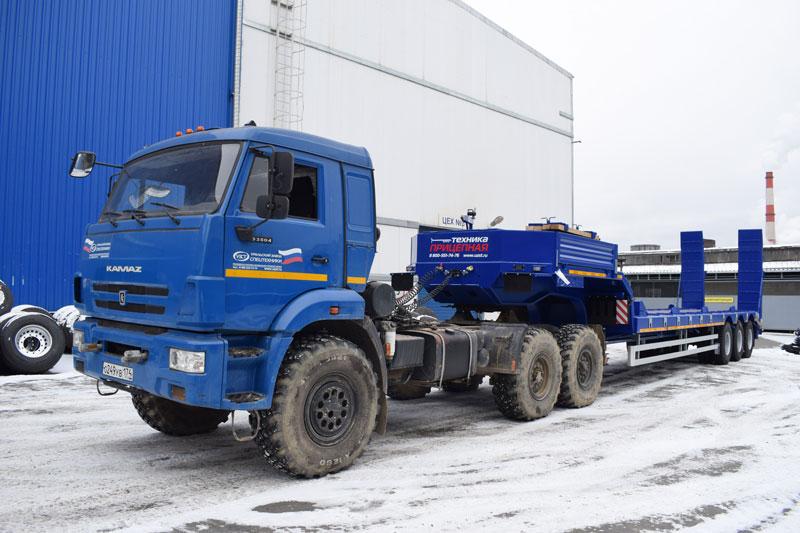 Полуприцеп тяжеловоз высокорамный ППТ-9177-63В3 (60 т.)