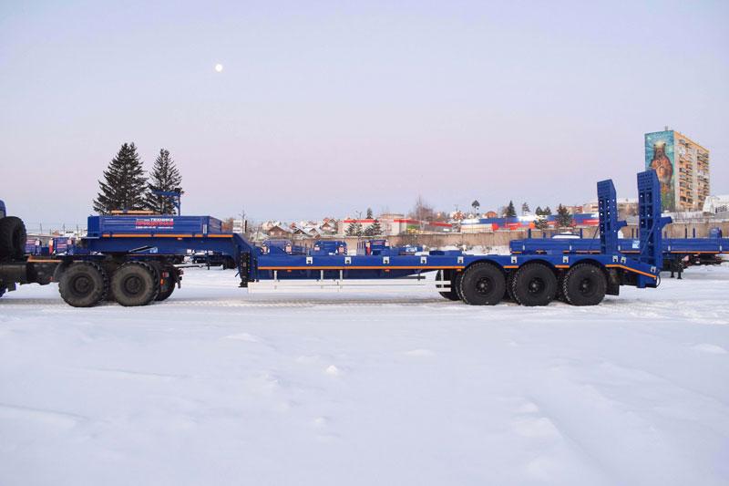 Полуприцеп тяжеловоз высокорамный ППТ-9177-72В3 (70 т.)