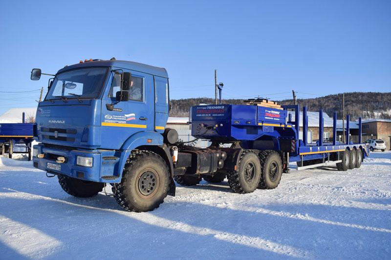 Полуприцеп тяжеловоз высокорамный ППТ-9177-046В3-10 (45 т.)