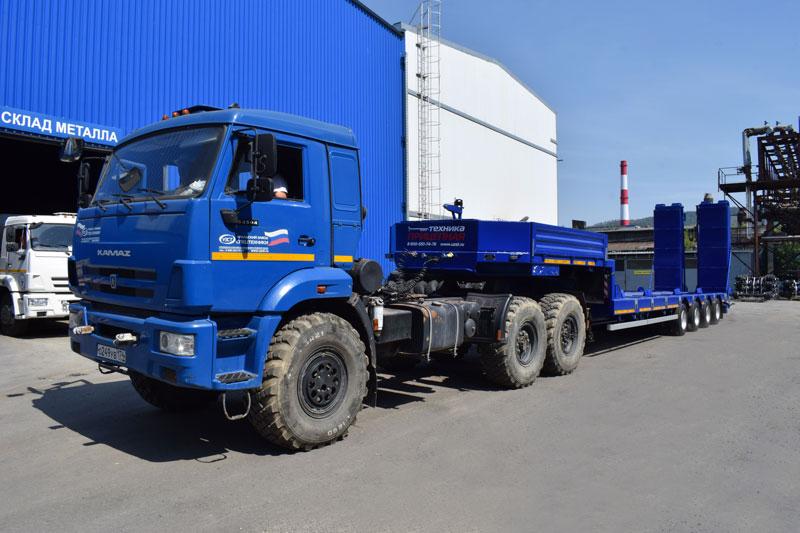 Полуприцеп тяжеловоз низкорамный ППТ-9176-009Н4 (51 т.)