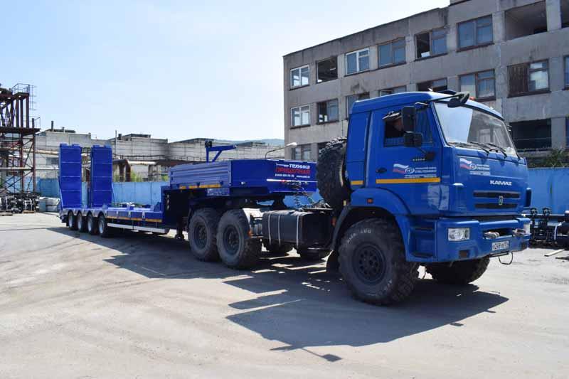Полуприцеп тяжеловоз низкорамный ППТ-9176-009Н4 (51 т.)