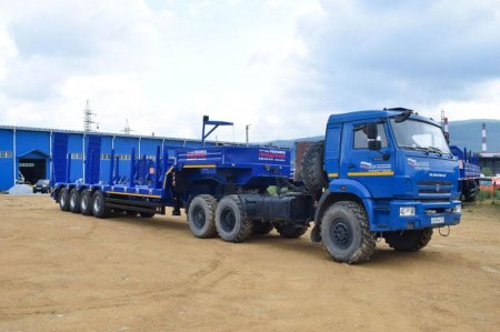 Полуприцеп тяжеловоз высокорамный ППТ-9176-007В4 (60 т.)
