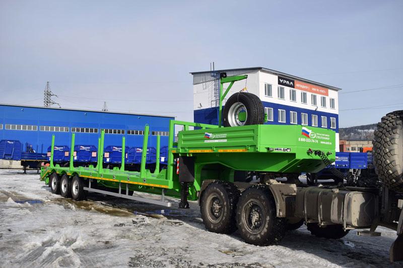 Полуприцеп тяжеловоз высокорамный ППТ-9177-049В3-10 (35 т.)