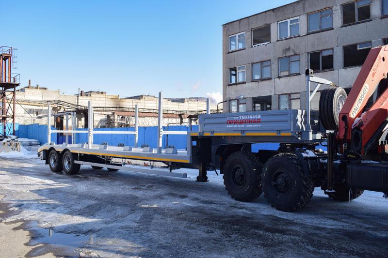 Полуприцеп тяжеловоз высокорамный ППТ-9179-004В2 (18 т.)