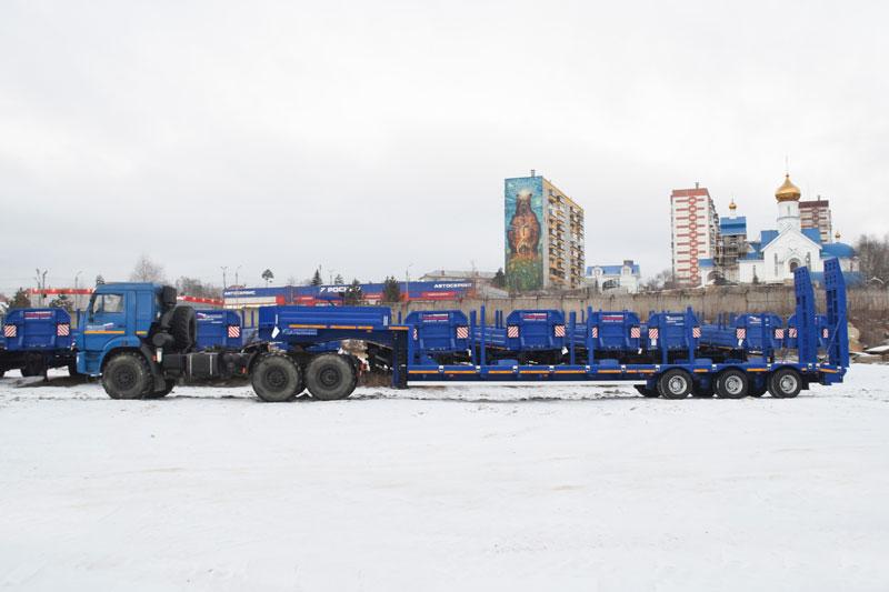 Полуприцеп тяжеловоз низкорамный ППТ-9177-017Н3 (40 т.)