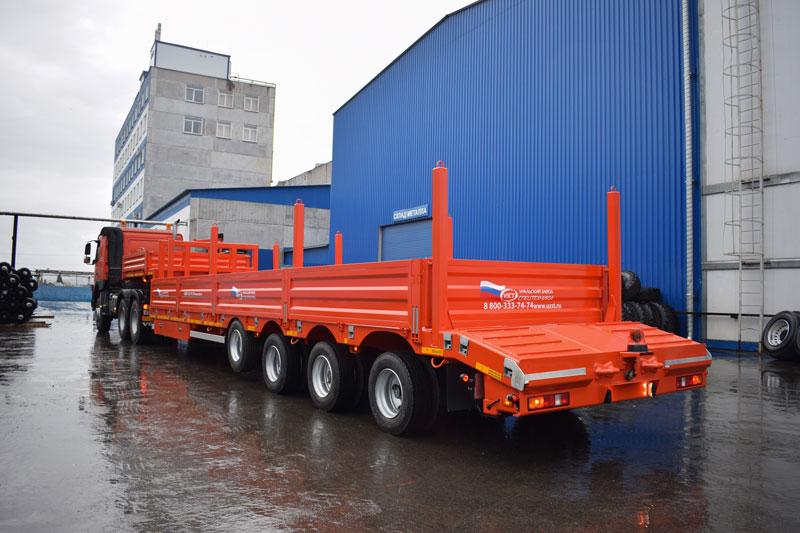 Полуприцеп тяжеловоз низкорамный ППТ-9176-005Н4 (40 т.)