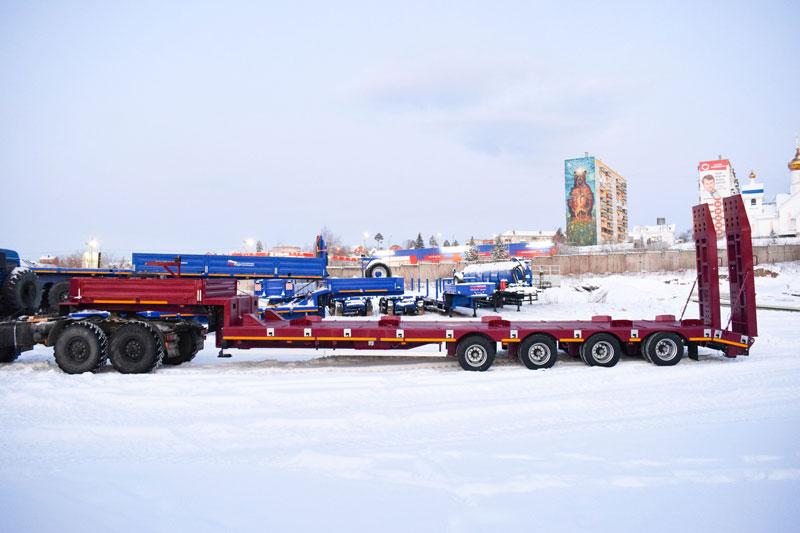 Полуприцеп тяжеловоз низкорамный ППТ-9176-010Н4 (56 т.)
