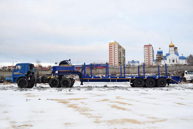 Полуприцеп тяжеловоз высокорамный ППТ-9177-43В3 (45 т.)