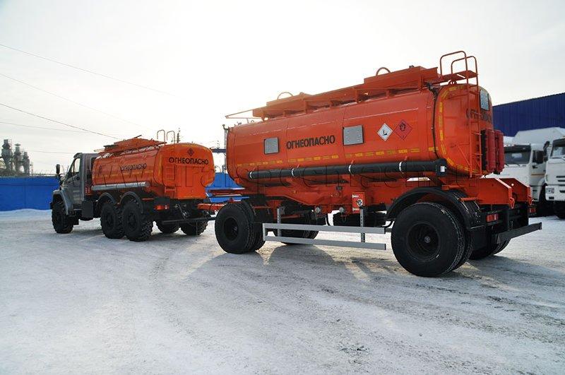 Прицеп-цистерна для ГСМ марки УЗСТ-ПЦ-16 (2 оси)