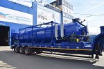 Полуприцеп-контейнеровоз 9177-65В3 (60 т.) с контейнер-цистерной КЦ-30 для техводы