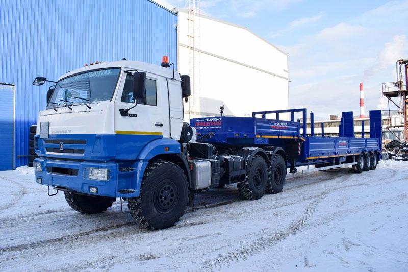 Полуприцеп тяжеловоз высокорамный ППТ-9177-015В3-40 (35 т.)
