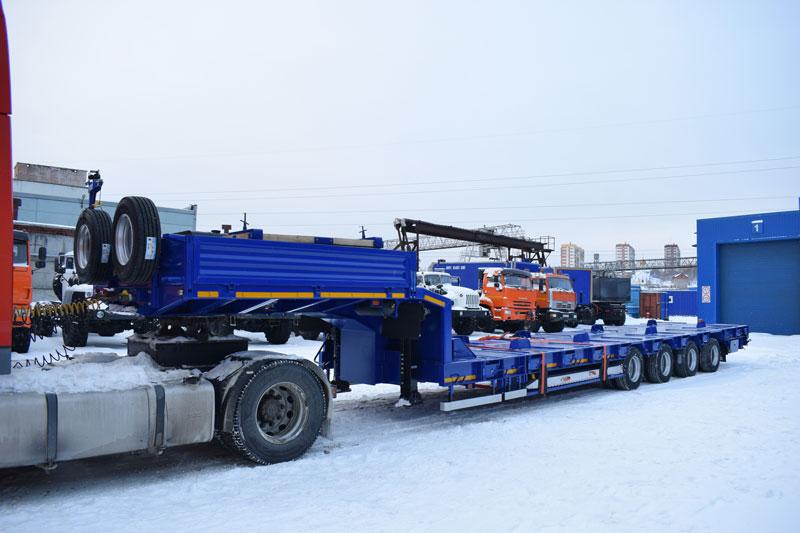 Полуприцеп тяжеловоз телескопический ППТ-9176-002НР4 (51,5 т.)