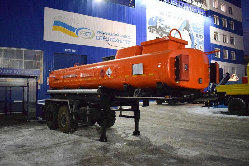 Полуприцеп-цистерна ППЦН-16 (003) для нефти (2-осный, прямое сечение)