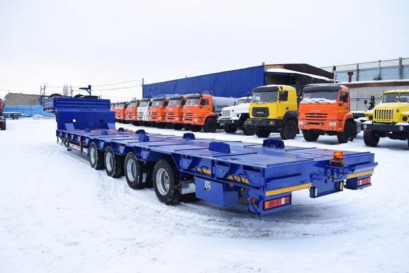 Полуприцеп тяжеловоз телескопический ППТ-9176-002НР4 (51,5 т.)