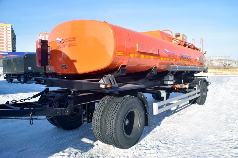 Прицеп-цистерна для ГСМ марки УЗСТ-ПЦ-15-002 (2 оси)