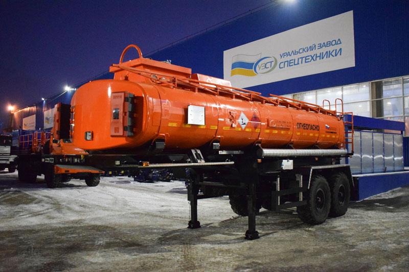 Полуприцеп-цистерна ППЦН-16 (003) для нефти (2-осный, прямое сечение)
