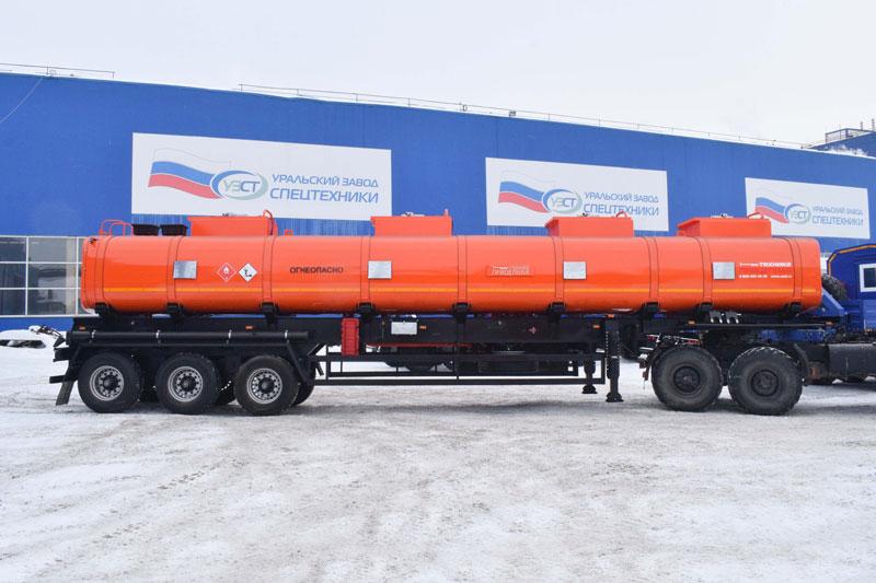 Полуприцеп-цистерна ППЦ-40 (009-10) для ГСМ (3-осный, прямое сечение)
