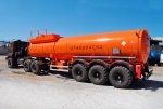 Полуприцеп-цистерна ППЦ-28 для ГСМ (3-осный, переменное сечение круглой формы)
