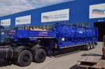 Полуприцеп-контейнеровоз 9177-65В3 (60 т.) с контейнер-цистерной КЦ-30 для техводы