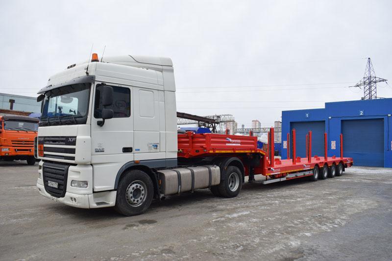 Полуприцеп тяжеловоз телескопический ППТ-9176-001НР4 (50,5 т.)