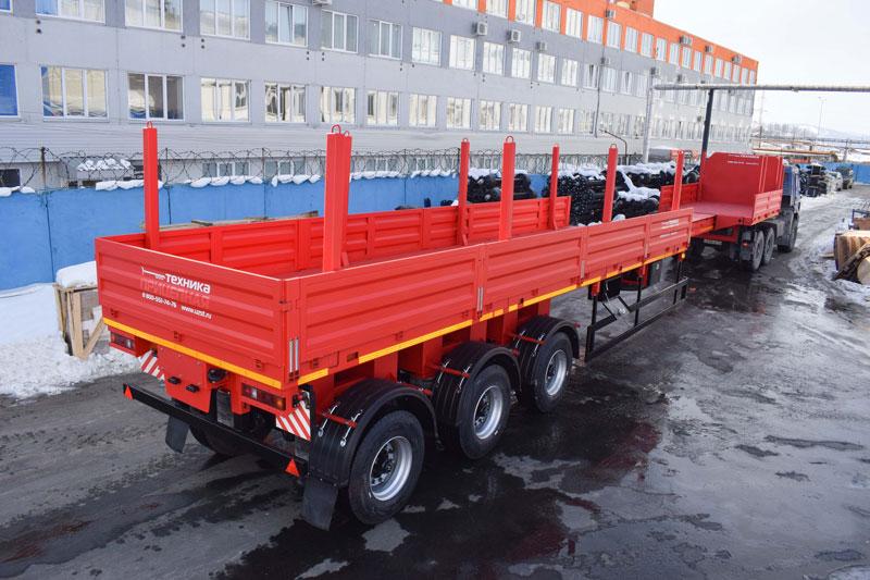 Бортовой полуприцеп телескопический ППБ-9178-001БР3 (30,7 т.)