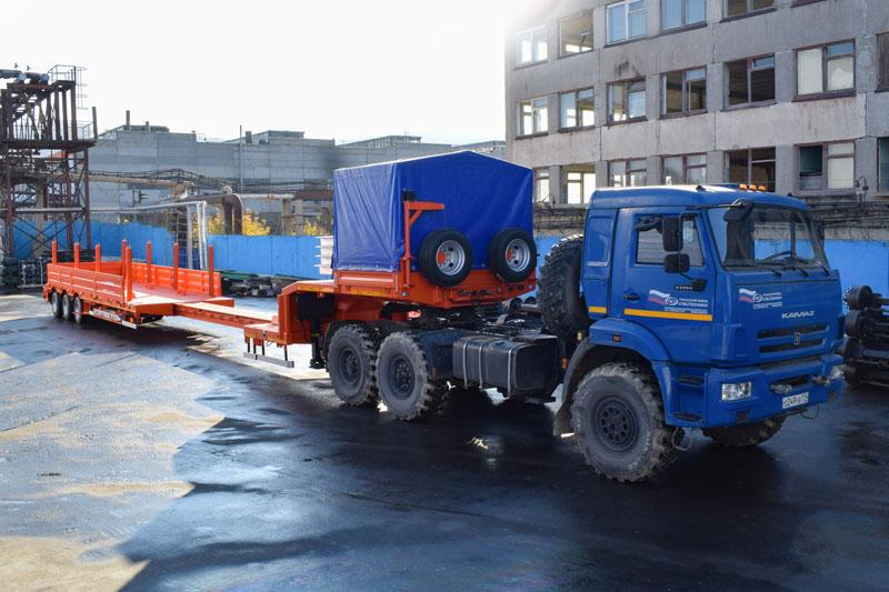 Полуприцеп тяжеловоз телескопический ППТ-9177-001НР3 (53,5 т.)