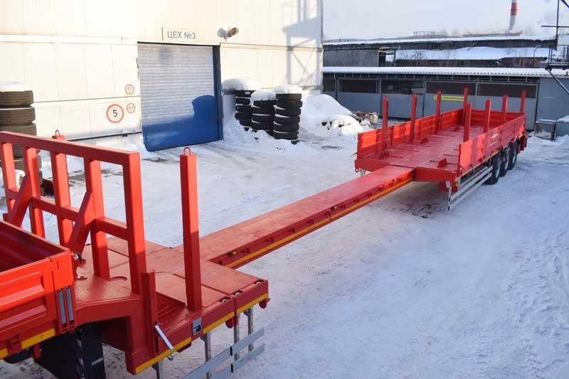 Полуприцеп тяжеловоз телескопический ППТ-9177-002ВР3 (37 т.)