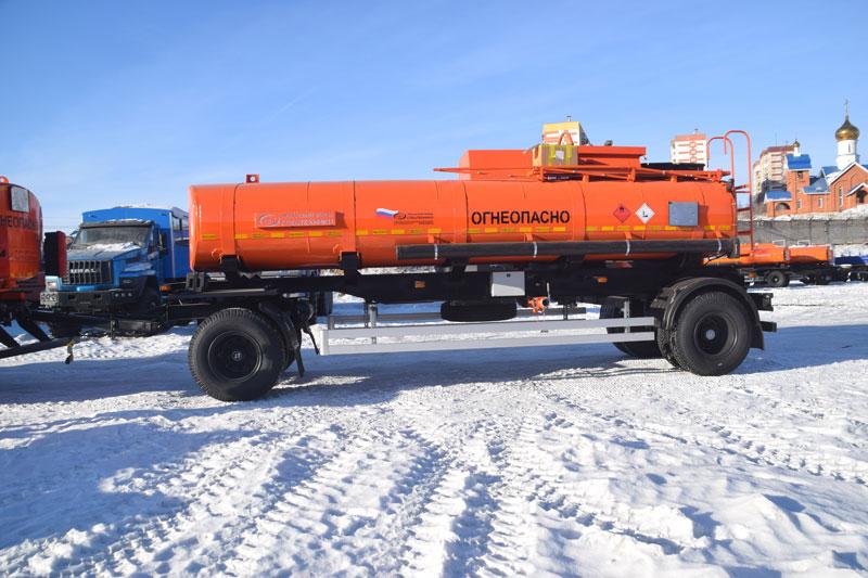 Прицеп-цистерна для ГСМ марки УЗСТ-ПЦ-15-002 (2 оси)