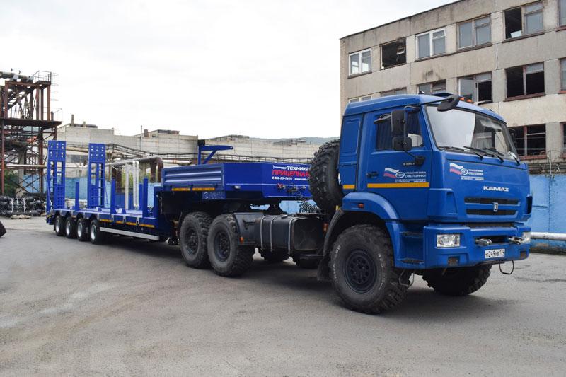 Полуприцеп тяжеловоз низкорамный ППТ-9176-008Н4 (50 т.)
