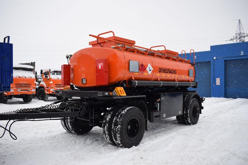 Прицеп-цистерна для ГСМ марки УЗСТ-ПЦ-10,7-001 (2 оси)