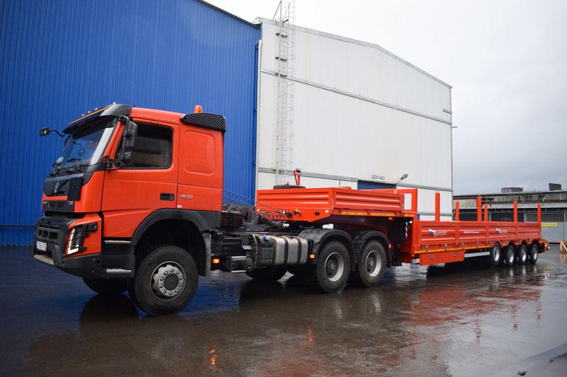 Полуприцеп тяжеловоз низкорамный ППТ-9176-005Н4 (40 т.)