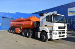 Полуприцеп-цистерна ППЦ-25 (02-3102) для ГСМ (3-осный, переменное сечение круглой формы)