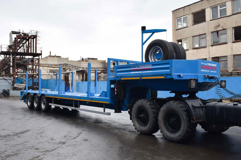 Полуприцеп тяжеловоз высокорамный ППТ-9177-049В3-40 (35 т.)