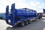 Полуприцеп-контейнеровоз 9177-65В3 (60 т.) с контейнер-цистерной КЦ-30 для техводы