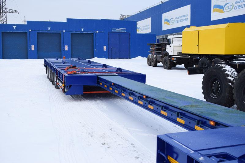 Полуприцеп тяжеловоз телескопический ППТ-9176-002НР4 (51,5 т.)