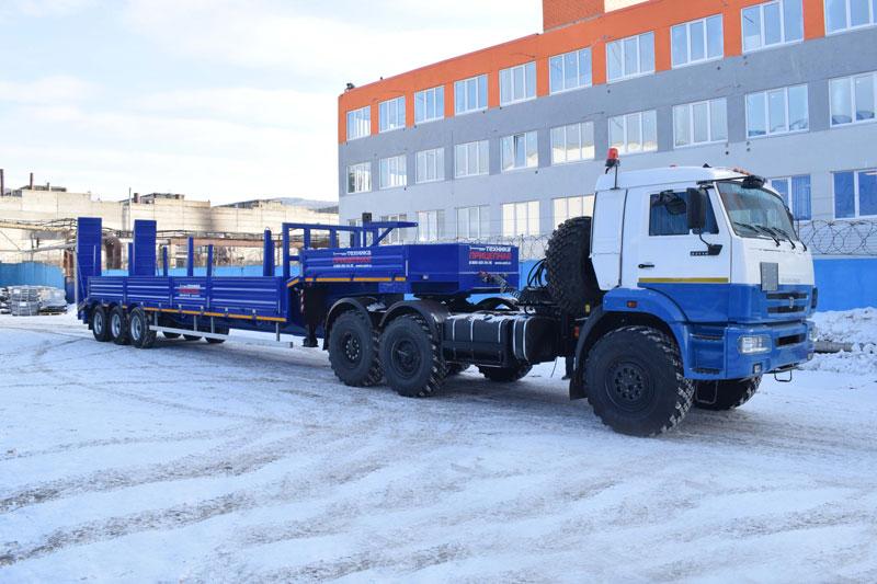 Полуприцеп тяжеловоз высокорамный ППТ-9177-015В3-40 (35 т.)