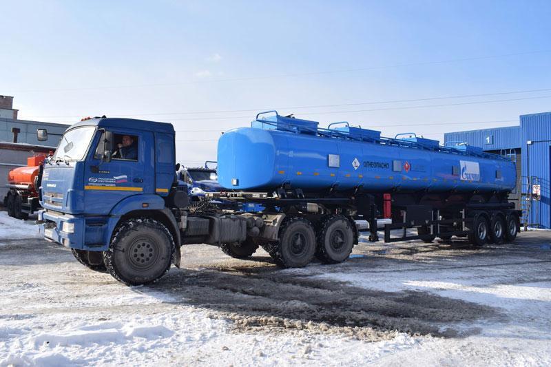 Полуприцеп-цистерна ППЦ-40 (009) для ГСМ (3-осный, прямое сечение)