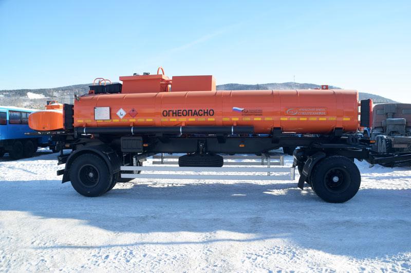 Прицеп-цистерна для ГСМ марки УЗСТ-ПЦ-15-002 (2 оси)