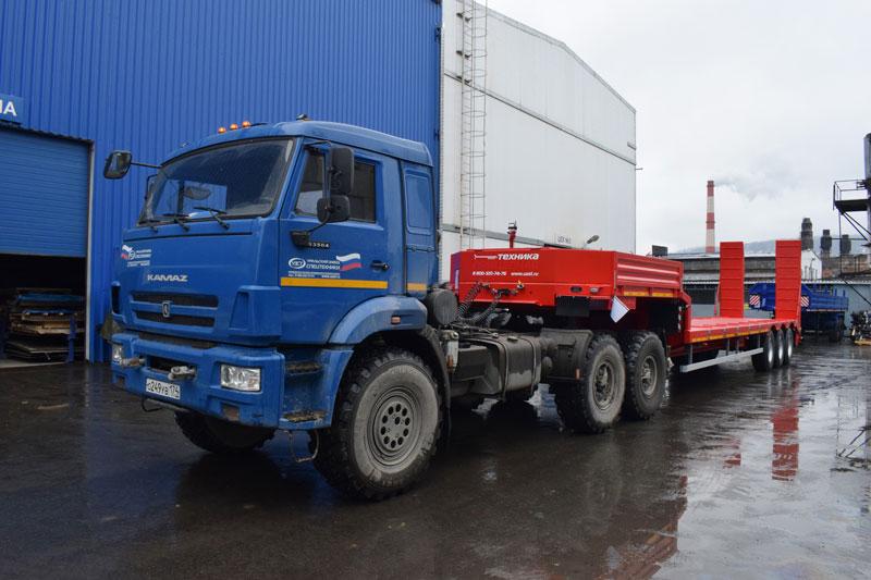 Полуприцеп тяжеловоз высокорамный ППТ-9177-15В3-20 (35,5 т.)