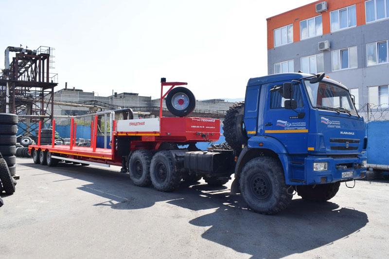 Полуприцеп тяжеловоз низкорамный ППТ-9177-025Н3 (40 т.)