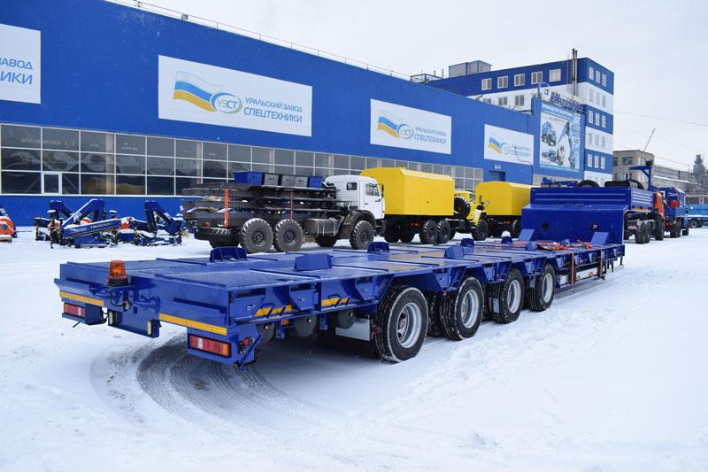 Полуприцеп тяжеловоз телескопический ППТ-9176-002НР4 (51,5 т.)