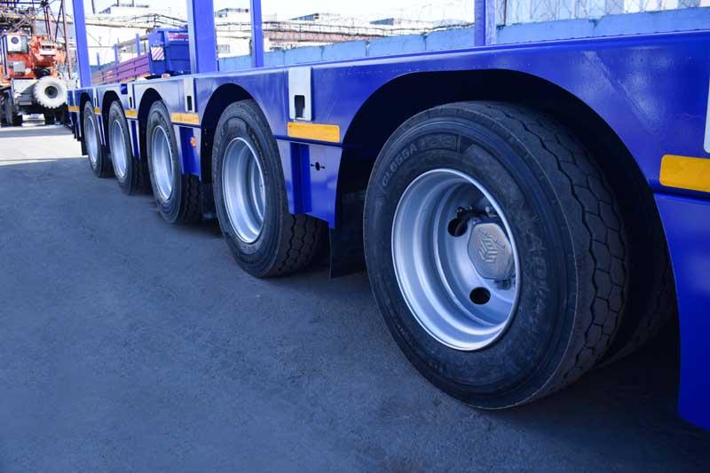 Полуприцеп тяжеловоз телескопический ППТ-001НР5 (60 т.)