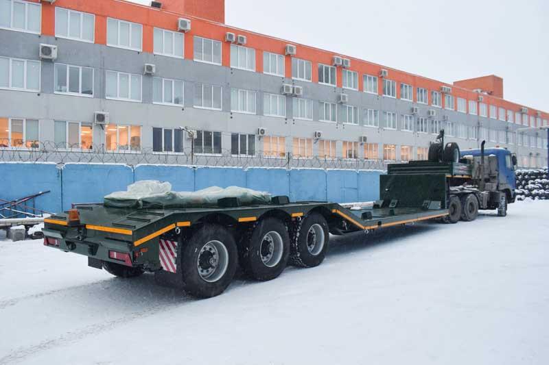 Полуприцеп тяжеловоз низкорамный ППТ-9177-019Н3-10 (40 т.)