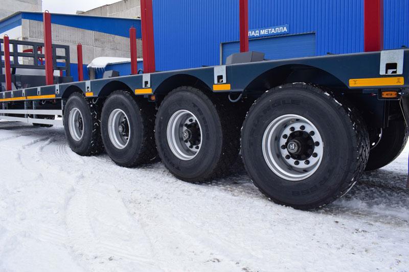 Полуприцеп тяжеловоз высокорамный ППТ-9176-008В4 (60 т.)