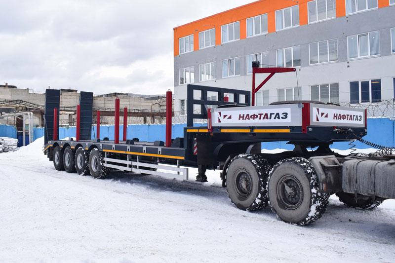 Полуприцеп тяжеловоз высокорамный ППТ-9176-008В4 (60 т.)