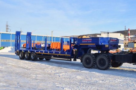 Полуприцеп тяжеловоз высокорамный ППТ-9177-46В3 (47 т.)