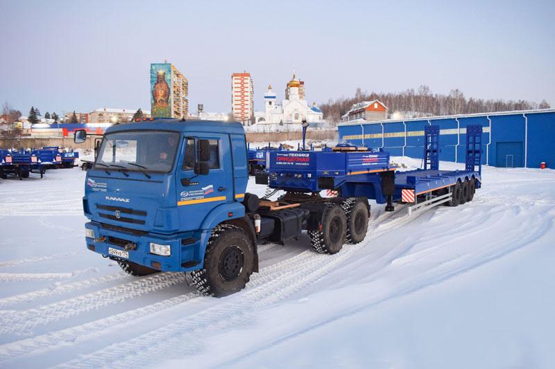 Полуприцеп тяжеловоз высокорамный ППТ-9177-72В3 (70 т.)