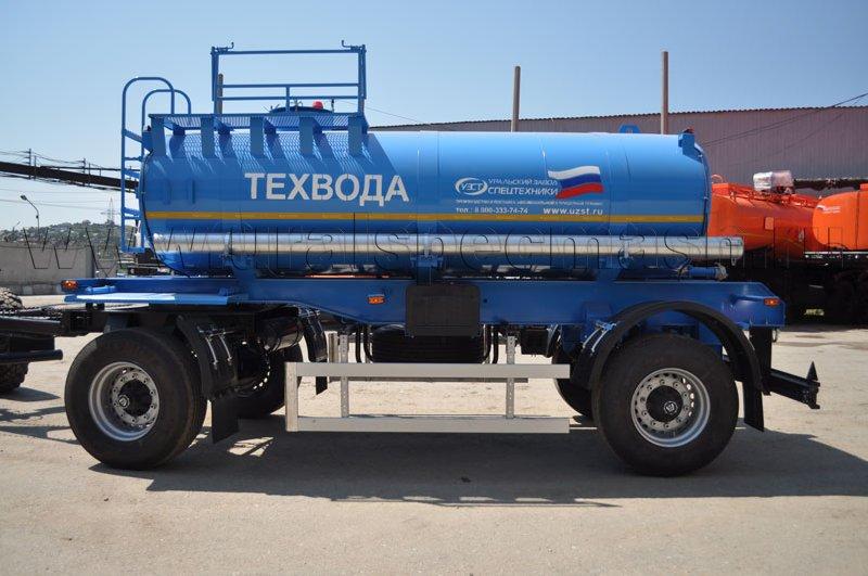 Прицеп цистерна для техводы марки УЗСТ-ПЦТ-9-8175 (2 оси)